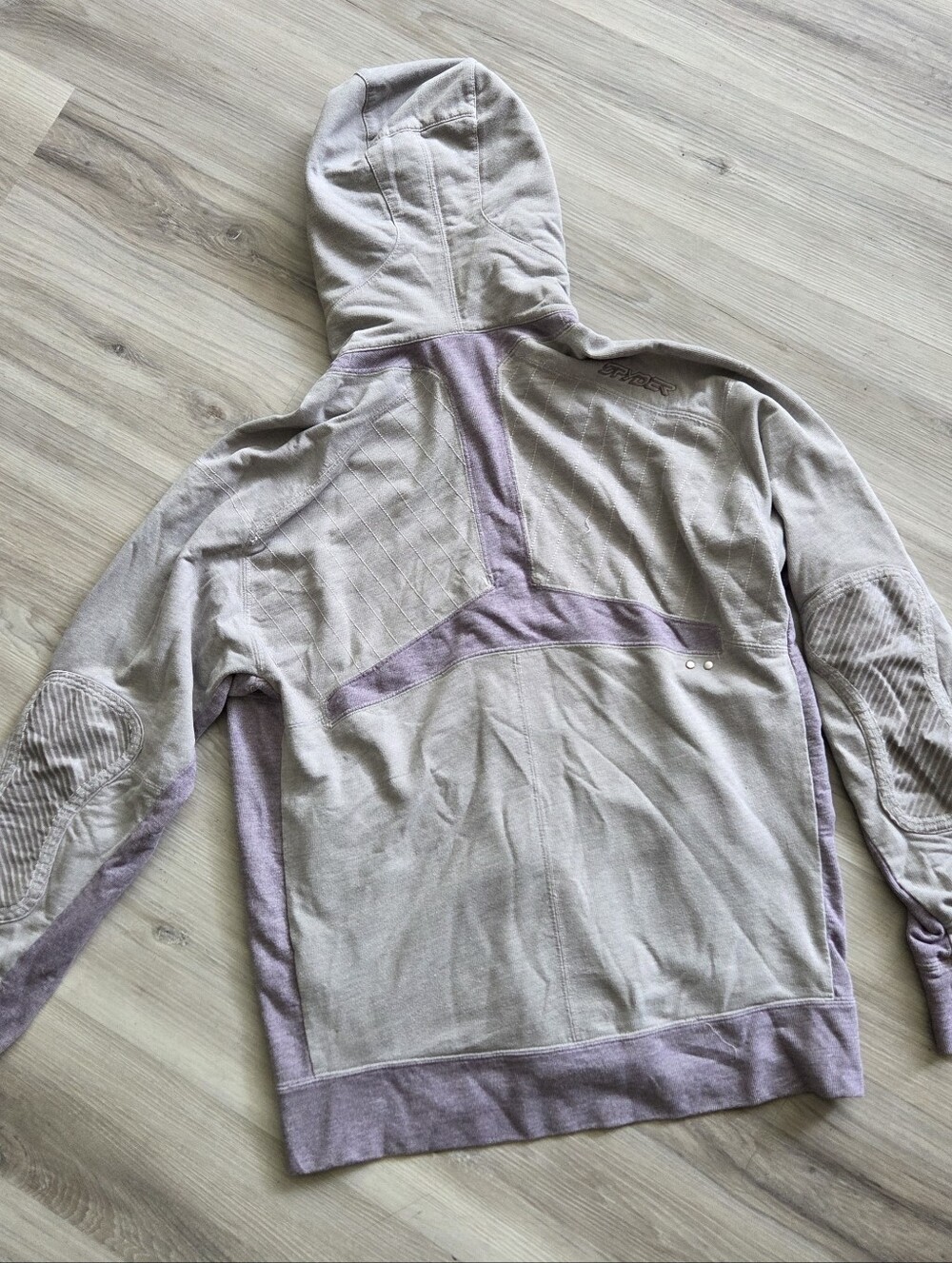 Vintage Y2K Spyder VENOM Full Zip Grunge Skate Hoodie Ski M RARE - Picture 8 of 16